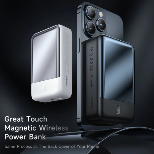 پاور بانک وایرلس مگنتی 20 وات 20000mAh مک دودو Mcdodo MC-502
