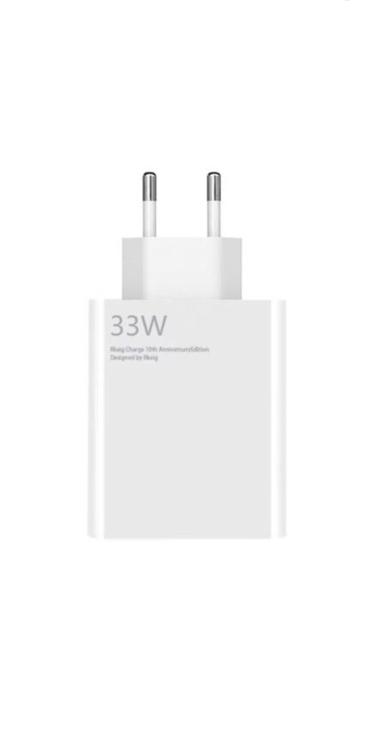 شارژر شیائومی مدل MDY-11-EZ توان 33 وات دو پین اصل + کابل هدیه