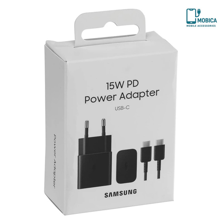 شارژر سامسونگ مدل EP-T1510 توان 15 وات دو پین همراه کابل اصل+ گارانتی (ارسال رایگان)