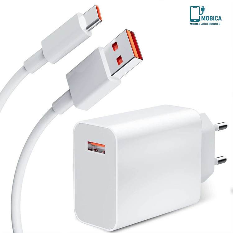 شارژر شیائومی مدل MDY-11-EZ توان 33 وات دو پین همراه کابل اصل