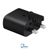 شارژر سامسونگ مدل EP-TA800 توان 25 وات سه پین (اورجینال+گارانتی) سوپر فست